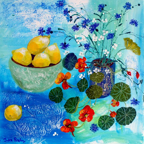 Lemons and Nasturtiums