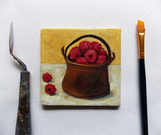 Old Pot with Strawberries