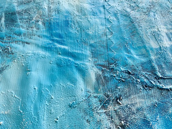 Atlantic crossing XXL No. 3421 Abstract in blue