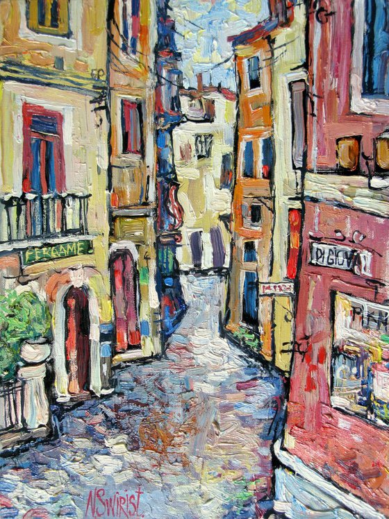 Street in Taormina.