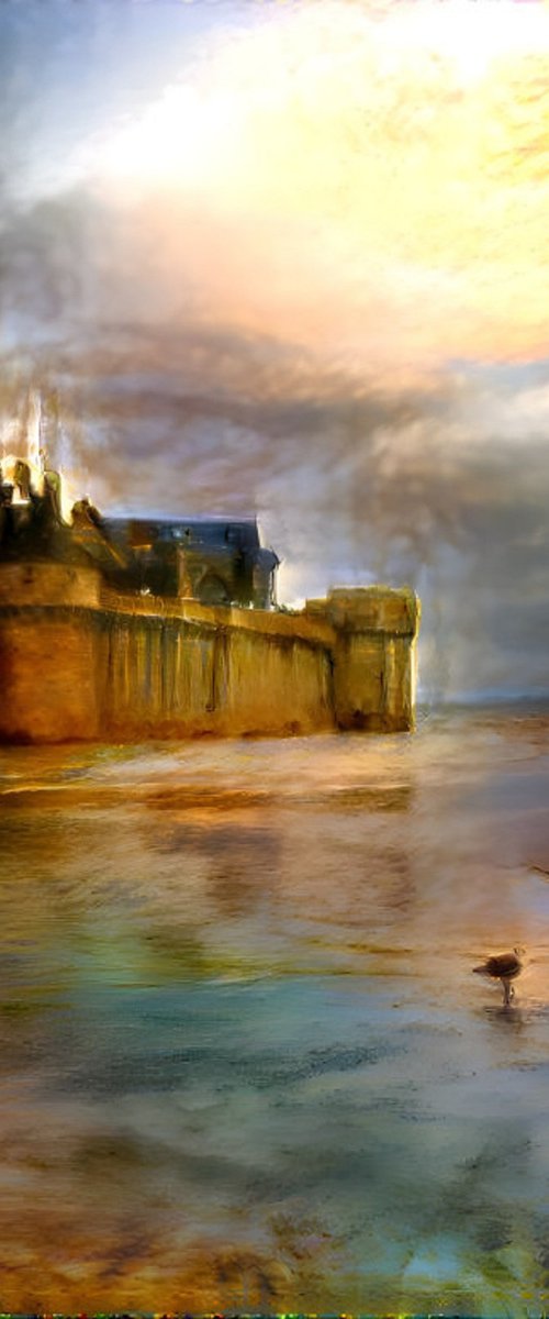 Grande marée au Mont-Saint-Michel by Danielle ARNAL