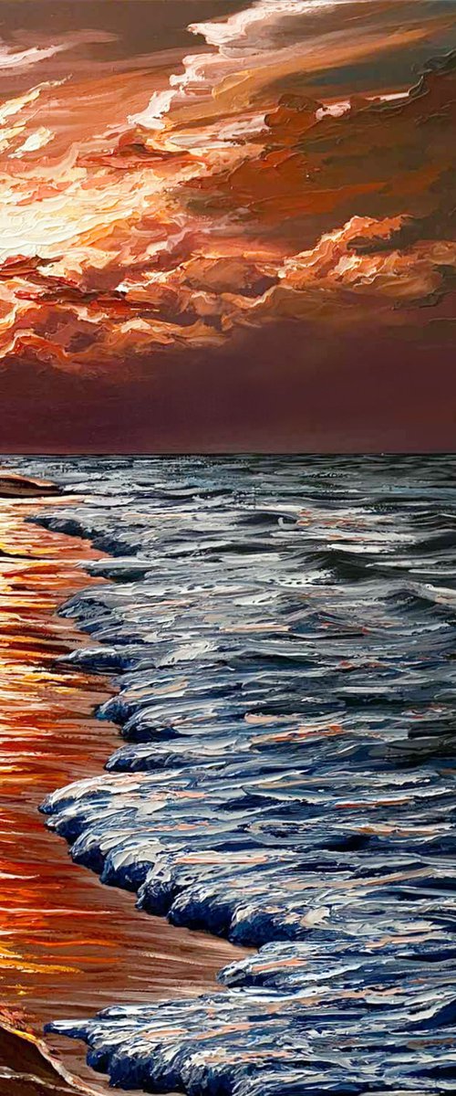 "Bright Sunset 10" by Elena Adele Dmitrenko