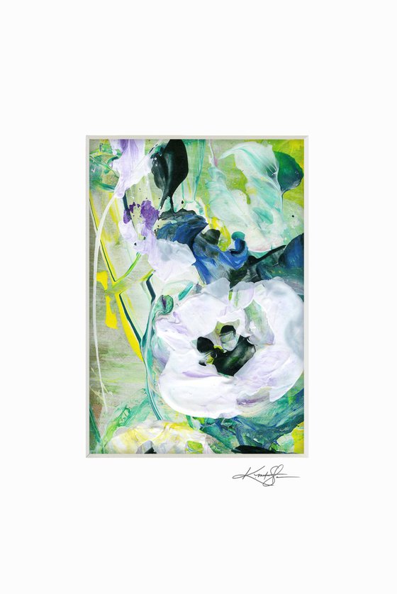 Blossoms Of Love Collection 2 - 3 Floral Paintings by Kathy Morton Stanion