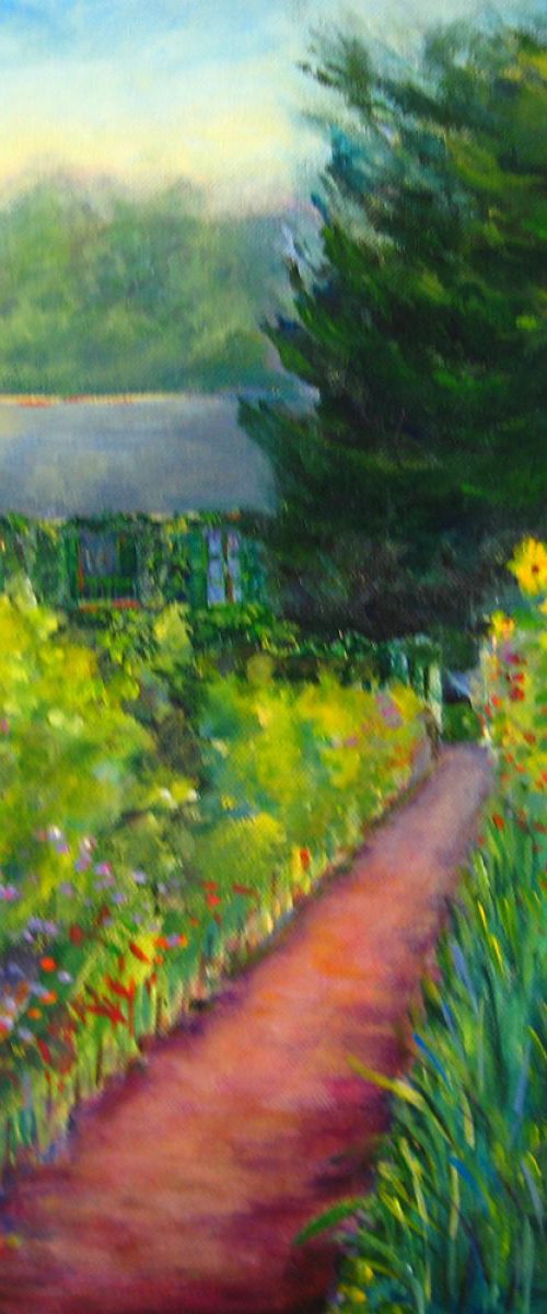 Pathway to Monet`s House by Maureen Greenwood