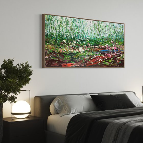 Lilies by the creek