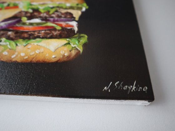 Burger Painting Realism