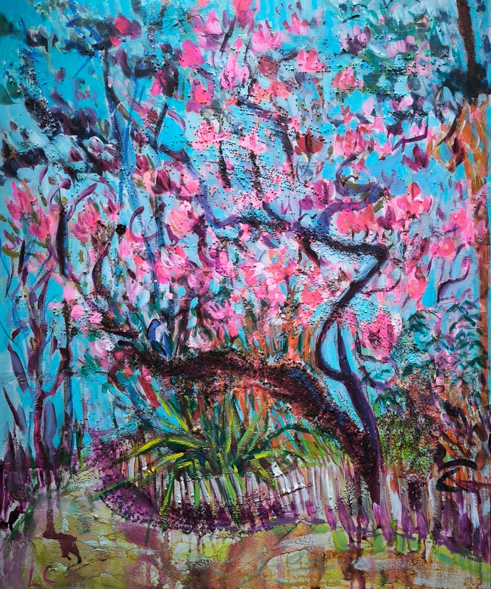  The Long-Awaited Magnolia By Linda Clerget, 20 X 26, Artwork For Sale On Artfinder