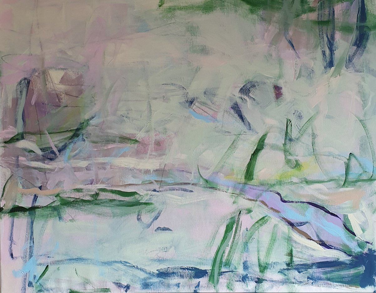 In The Lagoon (3) By Jutta Widrinsky, 35 X 28, Artwork For Sale On Artfinder