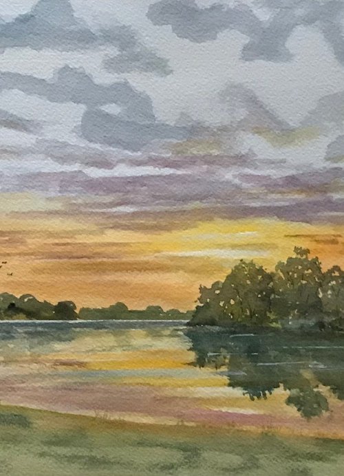 Evening Bewl Water in Kent by Brian Tucker