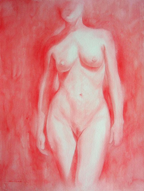 Torso in red by Natalia Salinas Mariscal