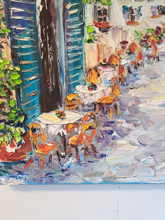 Italy patio cafe