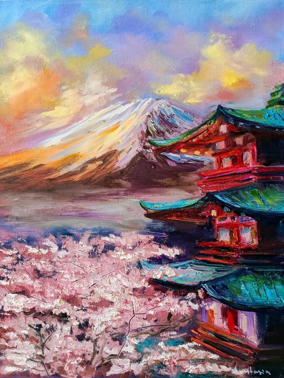 Fuji sunset