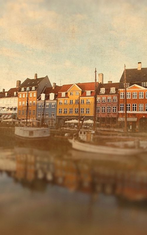 Copenhagen side Nyhaven by Nadia Attura