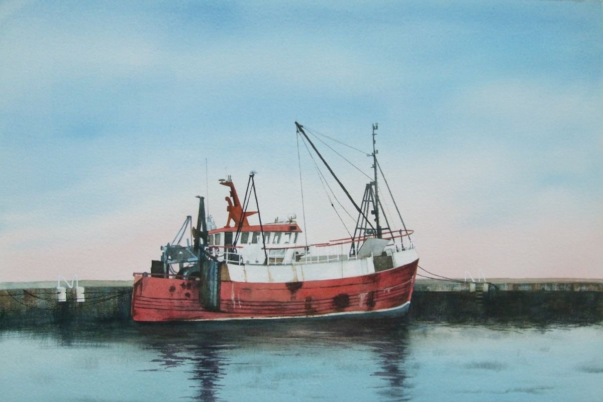 Fishing boat by Silvie Wright