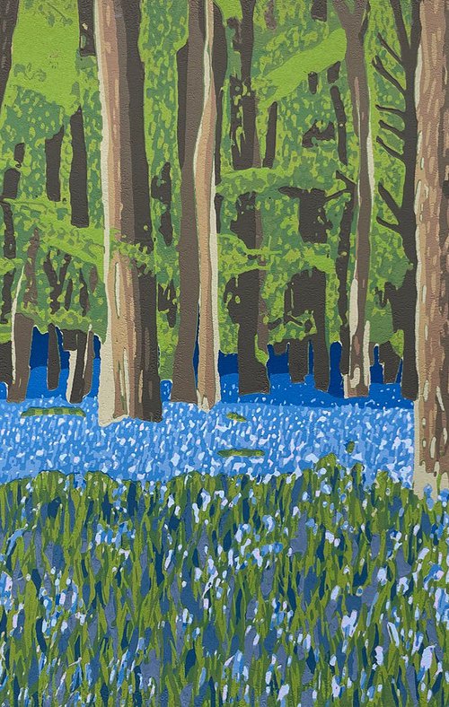 Bluebell Carpet by Kirstie Dedman