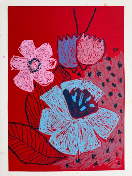 Abstract Floral Bouquet