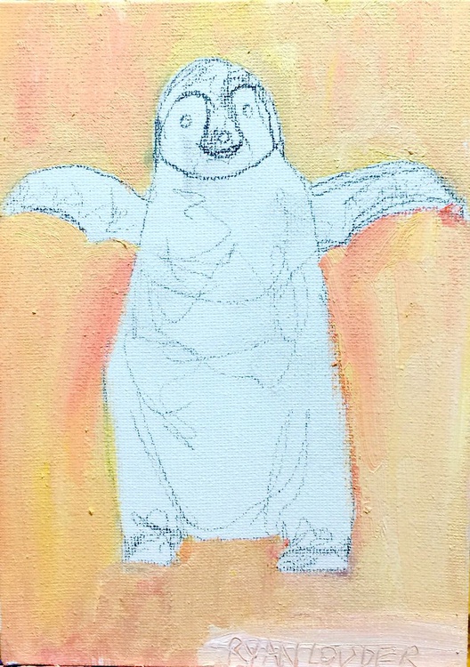 Penguin Painting Baby Penguin Painting Of Peng Artfinder