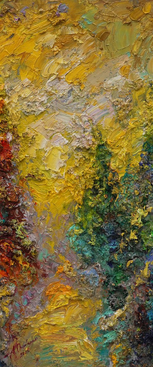 Path to the light by Alisa Onipchenko-Cherniakovska