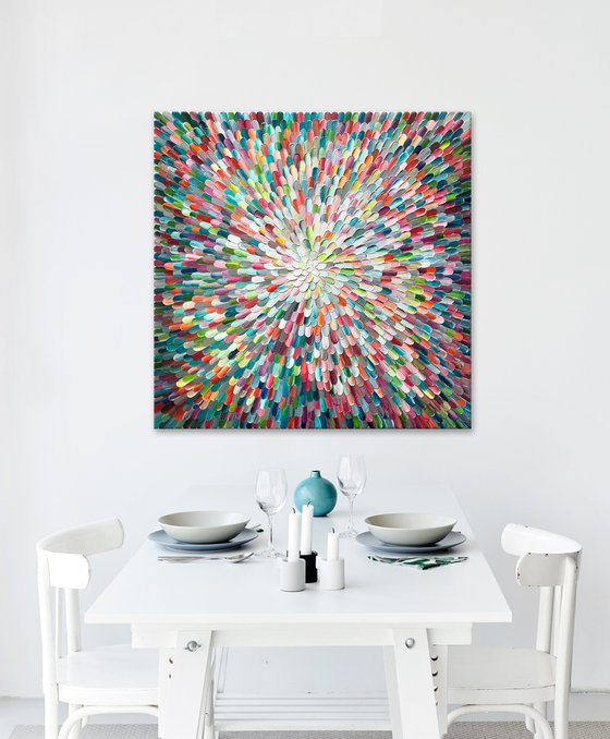 ‘Sanctum universum II' - 40x40" - COMMISSION