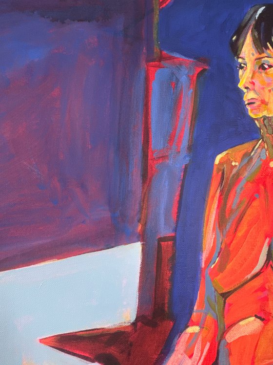 Seated nude