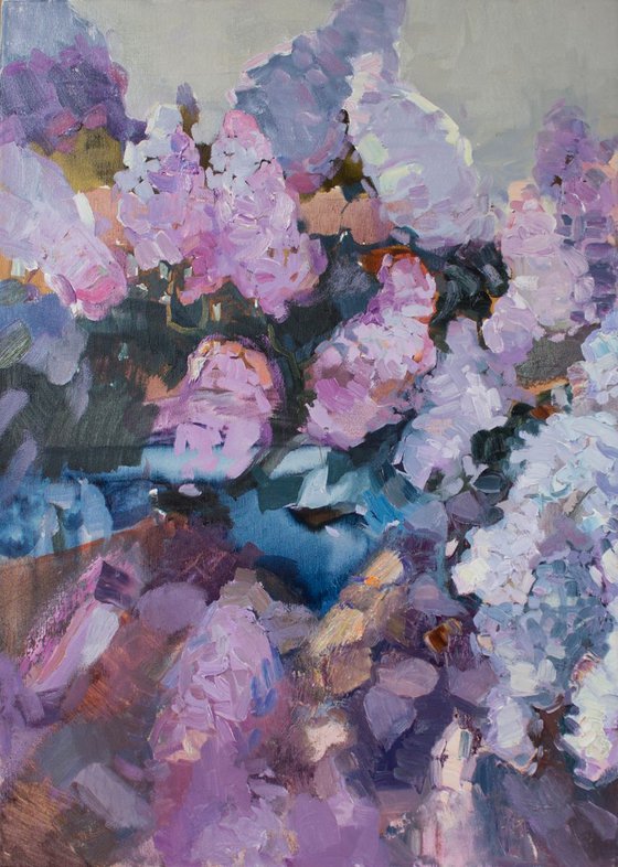 Fluffy lilac