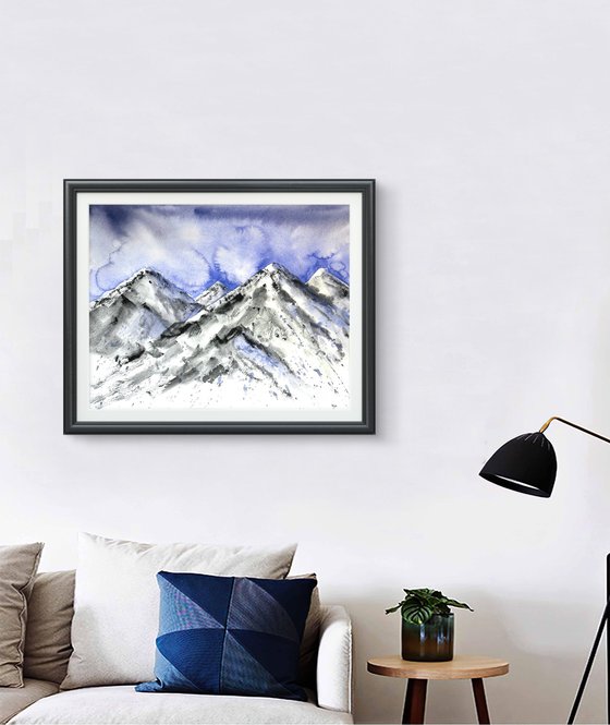 Majestic clouds Mountains