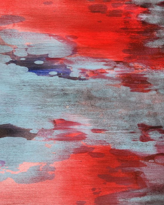 REFLECTION V - Contemporary Abstract Painting