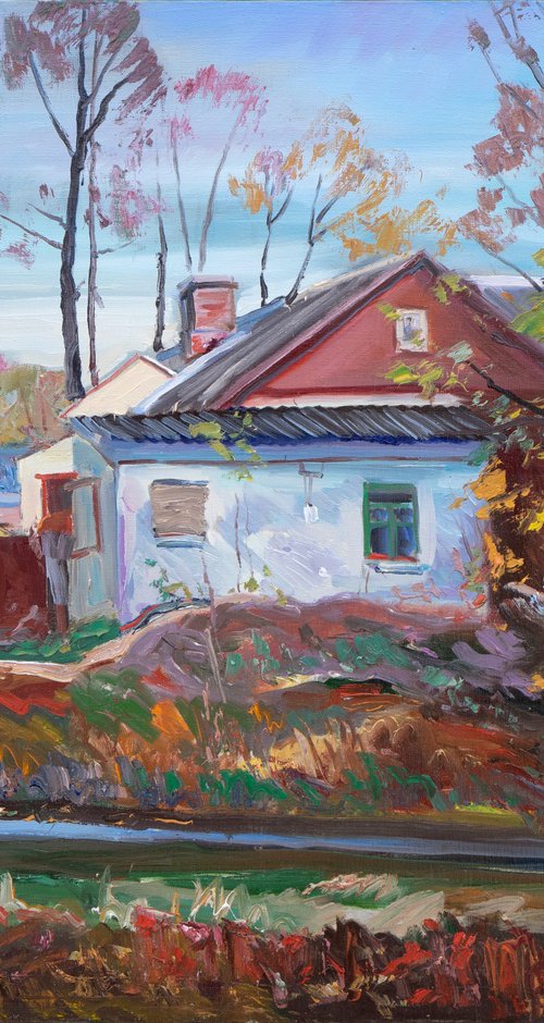 Old house. Autumn by Vyacheslav Onyshchenko