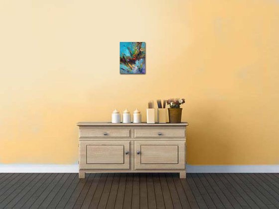 Flowers Fields,   Landscape Painting