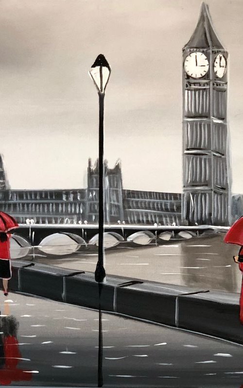London Umbrellas 3 by Aisha Haider