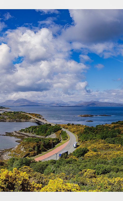 Isle of Skye Bridge - Kyle of Lochalsh Western Scottish Highlands by Michael McHugh