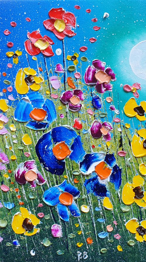 "Magic Moon & Flowers in Love" by Phil Broad