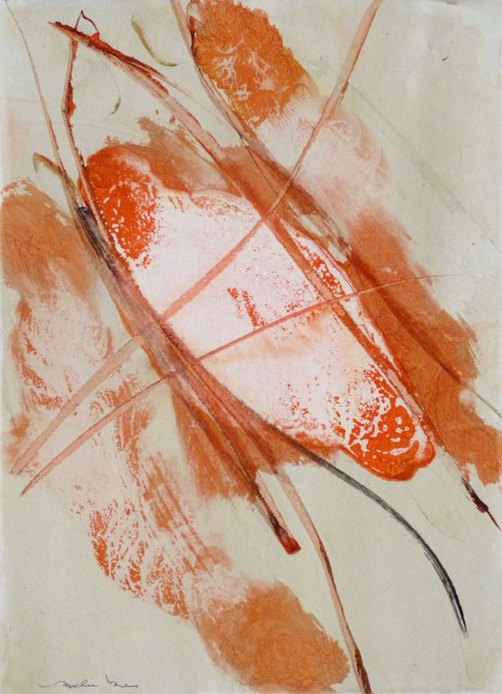 Red Abstract 1, 29x40 cm