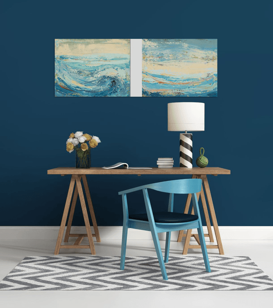 Diptych (emotional seascapes)