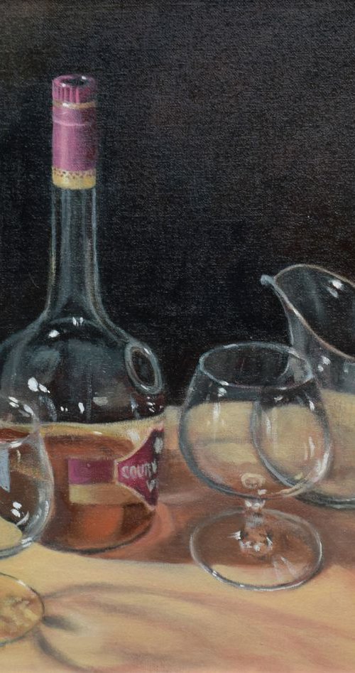 Brandy & Glass by Alan Stephens