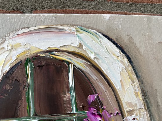 Window with yellow Flowers