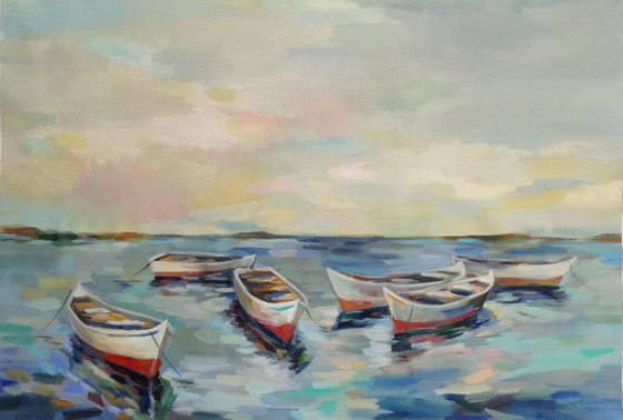 Coastal View - Boats