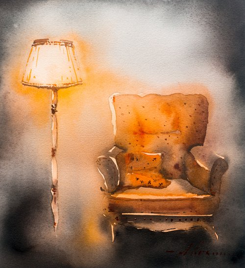 Grandfather's chair by Marina Abramova