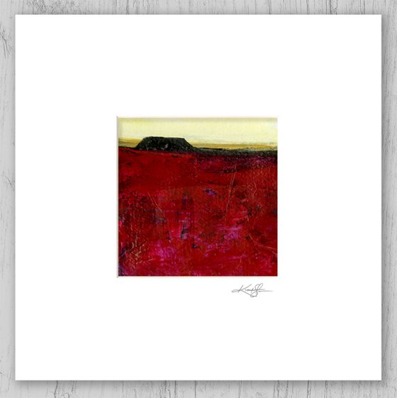 Mesa 115 - Southwest Abstract Landscape Painting by Kathy Morton Stanion