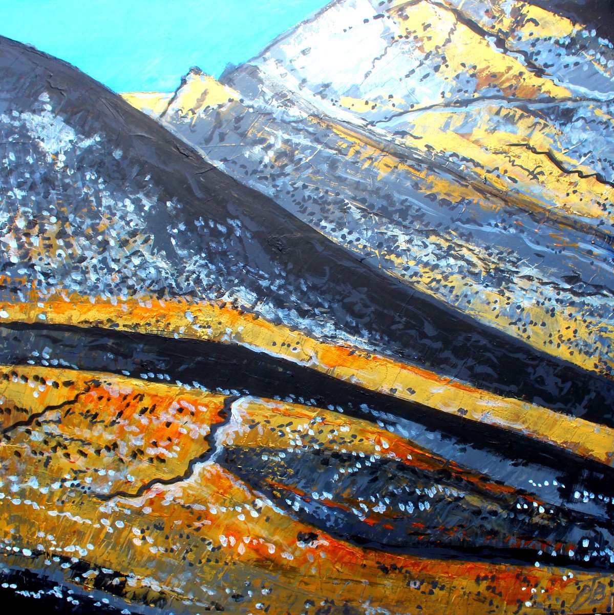  Lanzarote Landscape Iii By Paul J Best, 24 X 24, Artwork For Sale On Artfinder