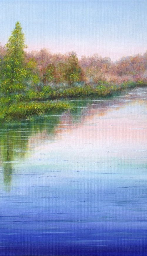 Idyllic river by Ludmilla Ukrow