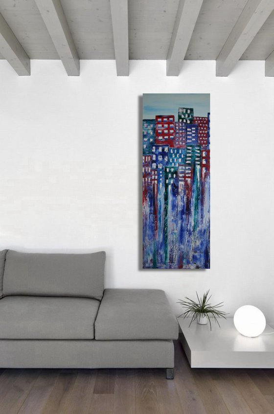 City Falls (50 x 130 cm)