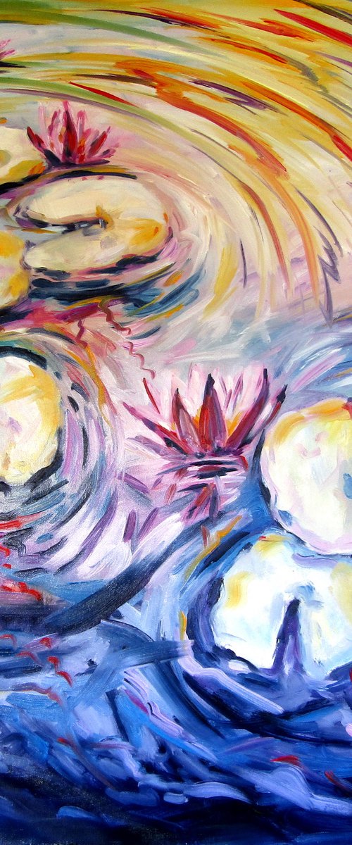 Colorful water lilies III by Kovács Anna Brigitta