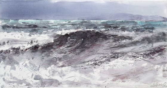 Mighty sea  ( 70 X 35 )