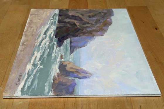 Rocky Cliffs At Cooks Beach