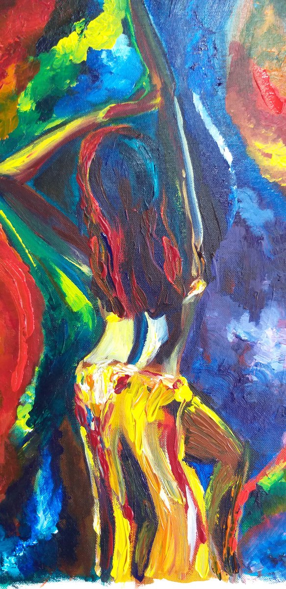 Dance for yourself, abstract expressionism by Geeta Yerra