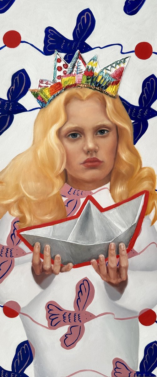 Paper boat by Catherine Braiko
