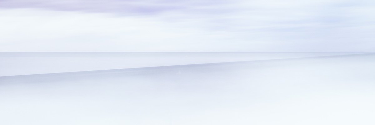 Geometric Landscape Photograph By Karim Carella, 35 X 12", ?-K1, Original Artwork