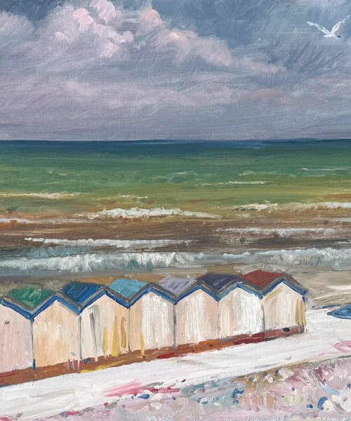 Atlantic Impressions –Beach Cabins by Anastasia Chernysheva