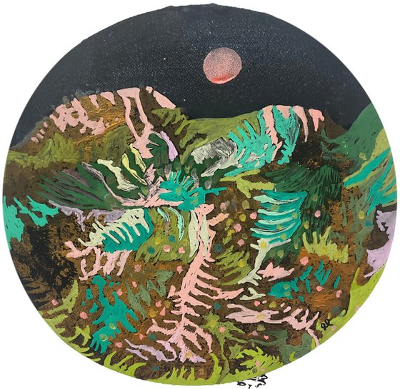 Argyll hillside nightfall